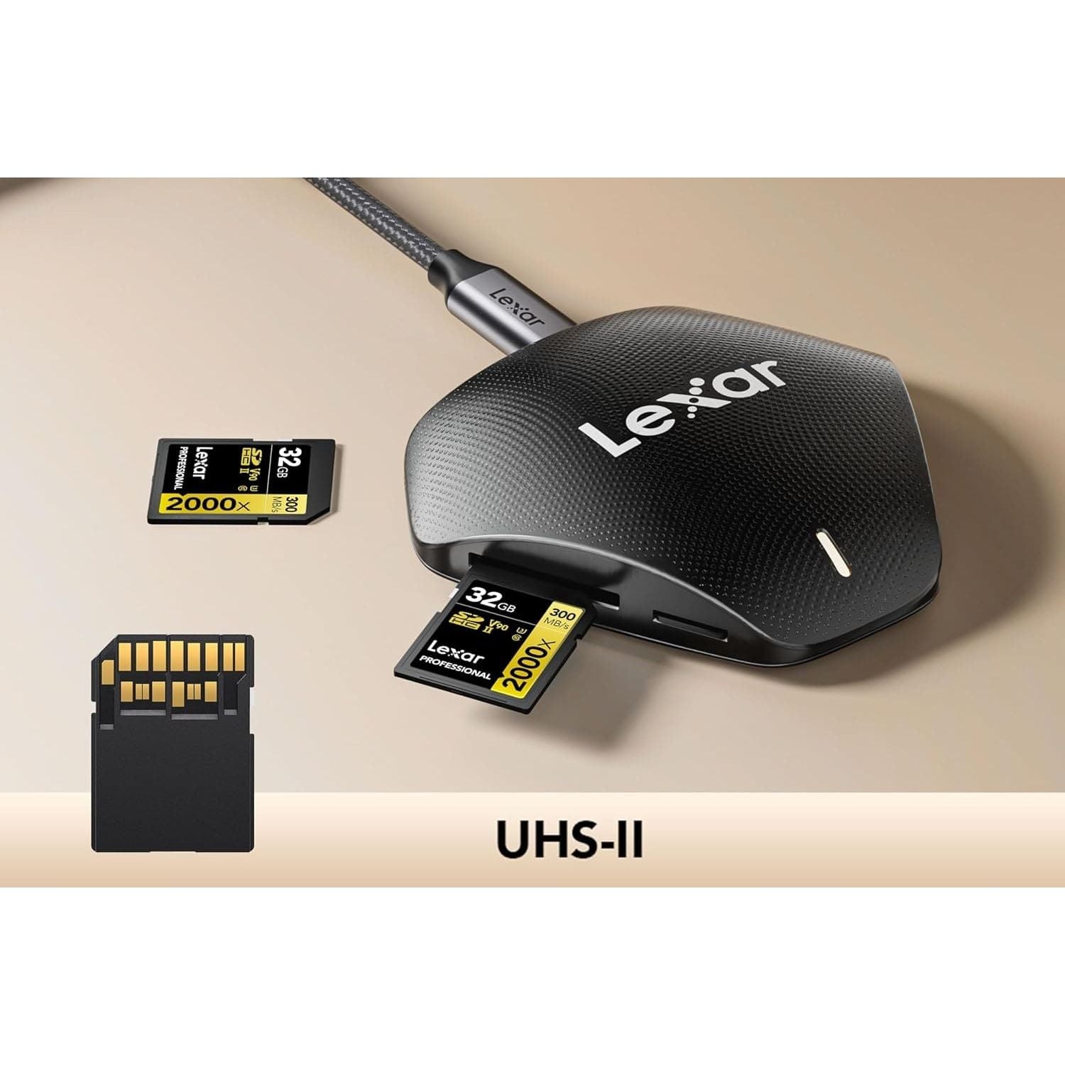 Buy Lexar,Lexar Professional 2000x SD Card 32GB, SDXC UHS-II Memory Card, Up to 300MB/s Read, for DSLR, Cinema-Quality Video Cameras (LSD2000032G-BNNAG) - Gadcet UK | UK | London | Scotland | Wales| Near Me | Cheap | Pay In 3 | Flash Memory Cards